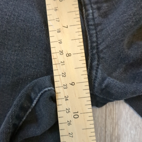 American Eagle Jeans Women's 26 Distressed Black Skinny Jeans Thrashed Skater - Picture 8 of 10